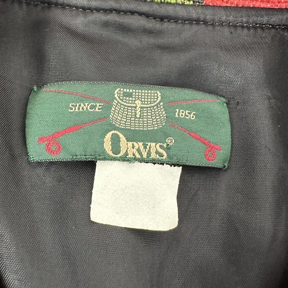 Vintage Orvis Women’s L / XL ? Blazer Tweed Leaves Fall Autumn Leaf - Picture 5 of 5